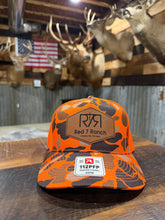 Load image into Gallery viewer, R7R Old School Orange Camo hat

